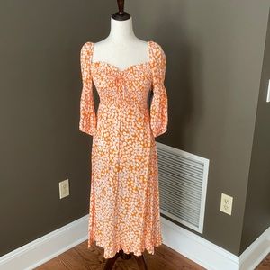NWT Faithfull the Brand Nora Midi Dress